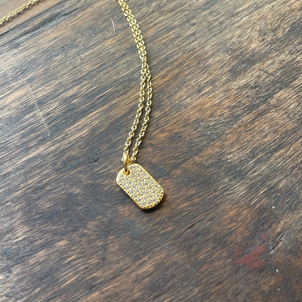 Gorjana Women’s Griffin Dog Tag Necklace